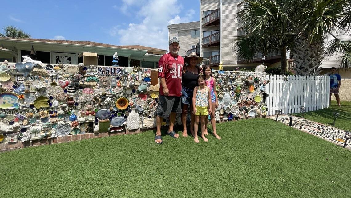 Why is everyone flocking to this wall in Windy Hill area of North Myrtle? Find out here